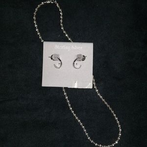 Necklace and earrings